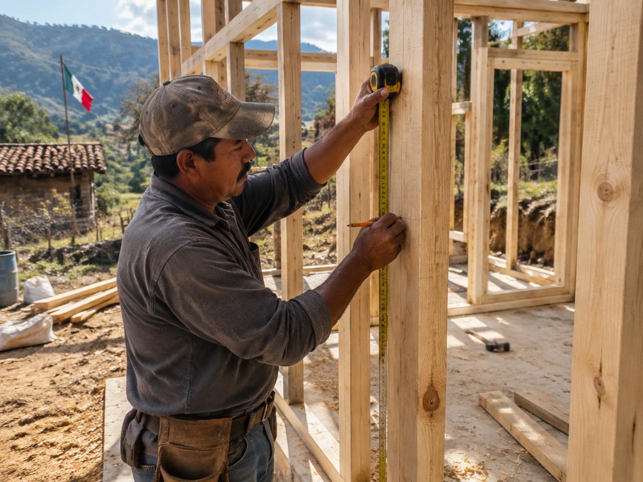 Cabina de framing ligero