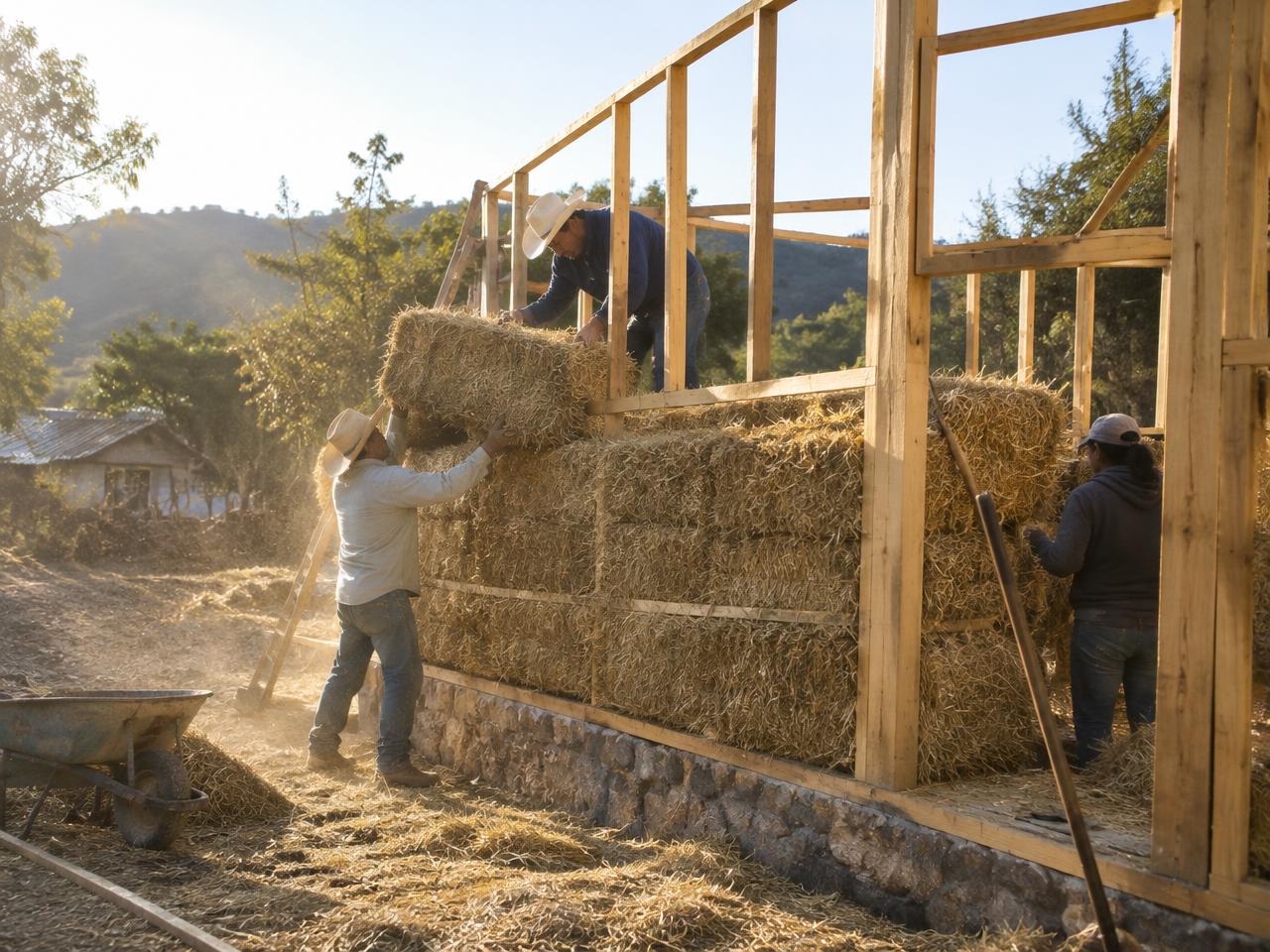 Cabina de paja y madera en Pescadero, Baja California Sur
